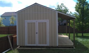 10x16 with side porch